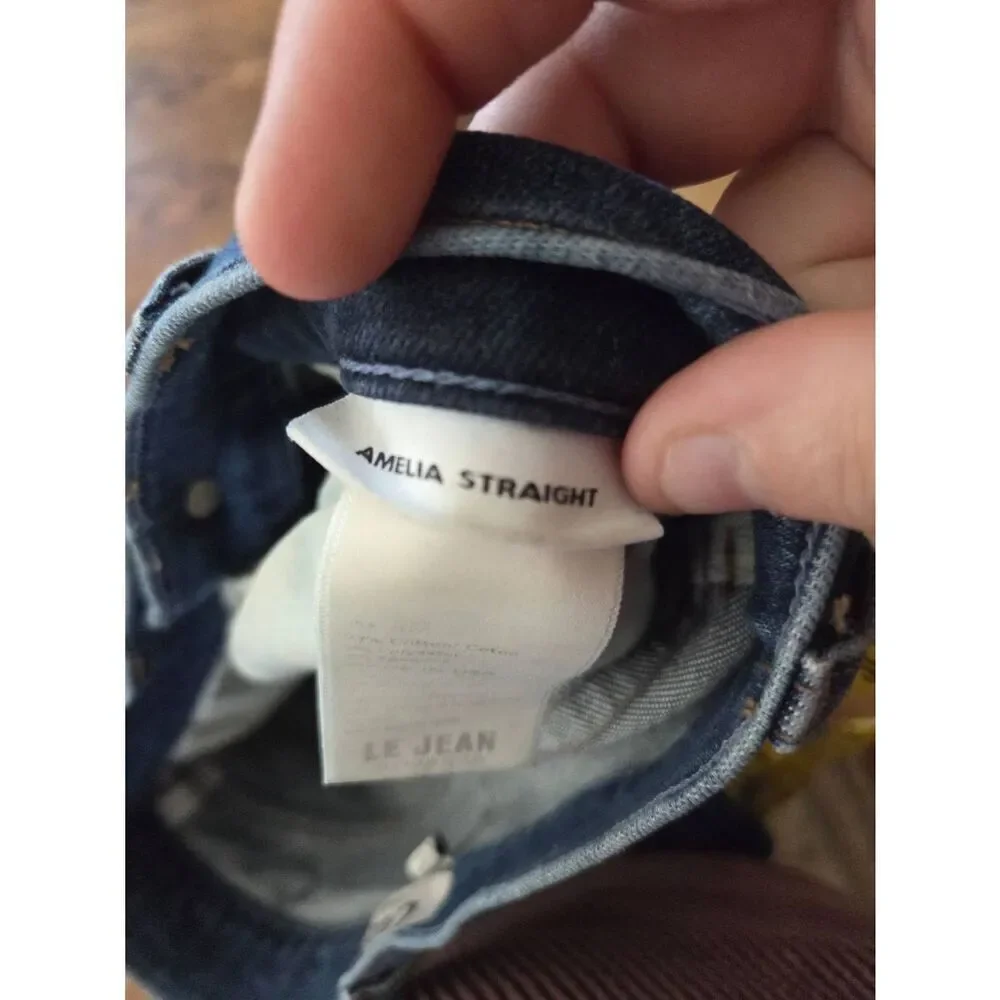 Le Jean - Amelia Straight Jeans sz 26